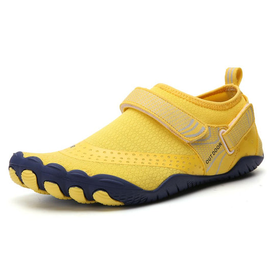 Women Water Shoes Barefoot Quick Dry Aqua Sports Shoes - Yellow Size EU37 = US4 - image1