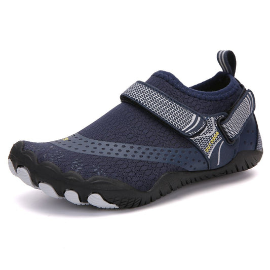 Kids Water Shoes Barefoot Quick Dry Aqua Sports Shoes Boys Girls - Blue Size Bigkid US3 = EU34 - image1