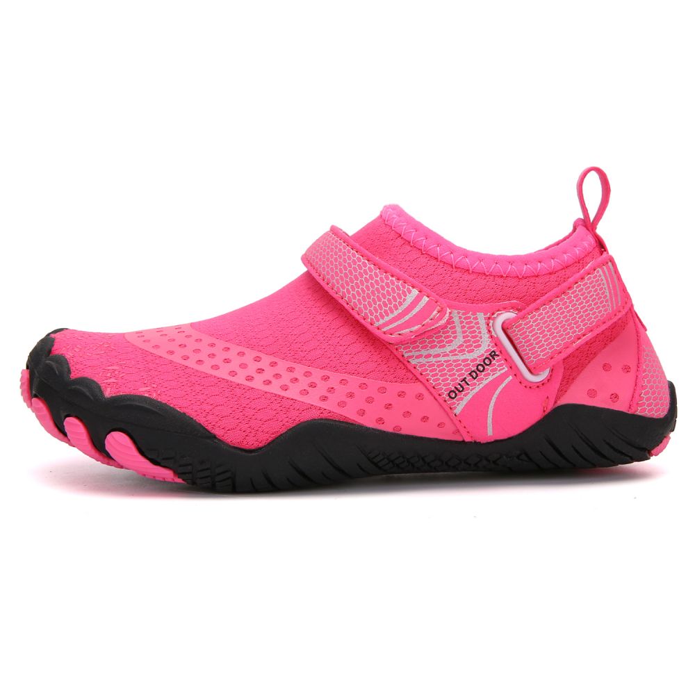 Kids Water Shoes Barefoot Quick Dry Aqua Sports Shoes Boys Girls - Pink Size Bigkid US2=EU32 - image2