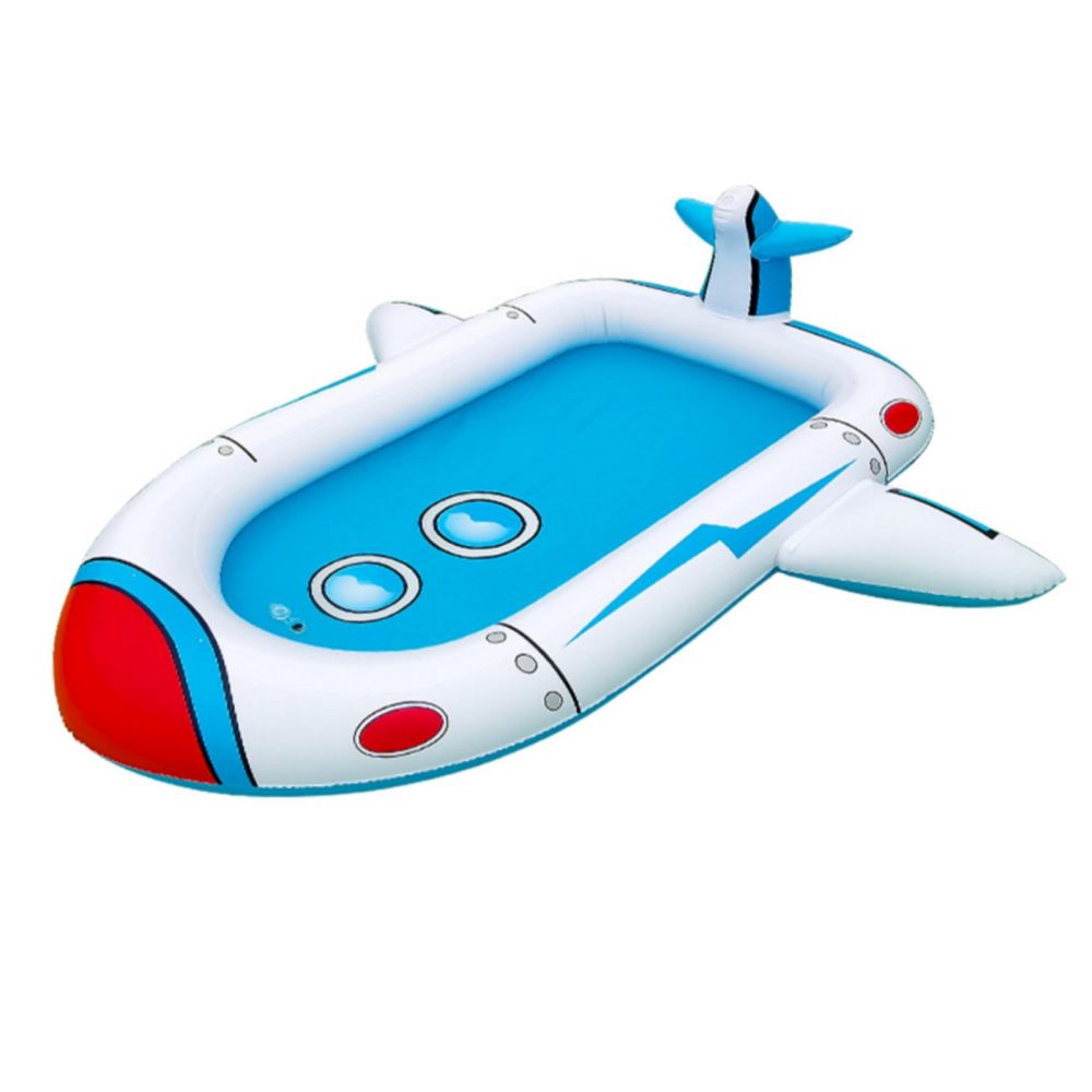 Inflatable Sprinkler Pool for Kids - Spaceship - image1