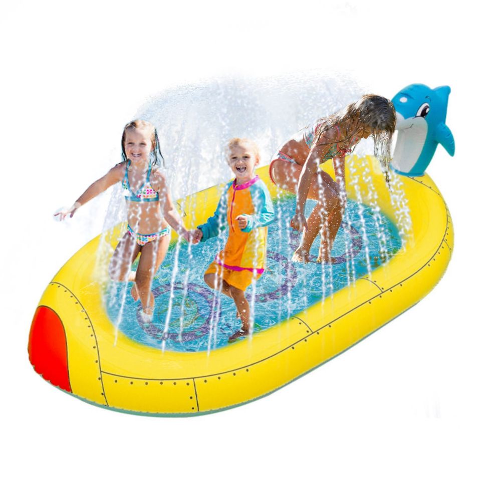 Inflatable Sprinkler Pool for Kids - Submarine - image4