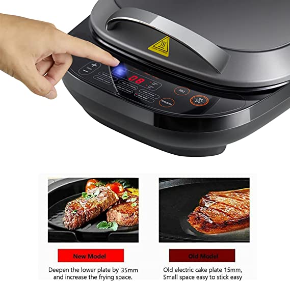 Joyoung Electric Baking Pan 2-Sided Heating Grill BBQ Pancake Maker 30cm - image5