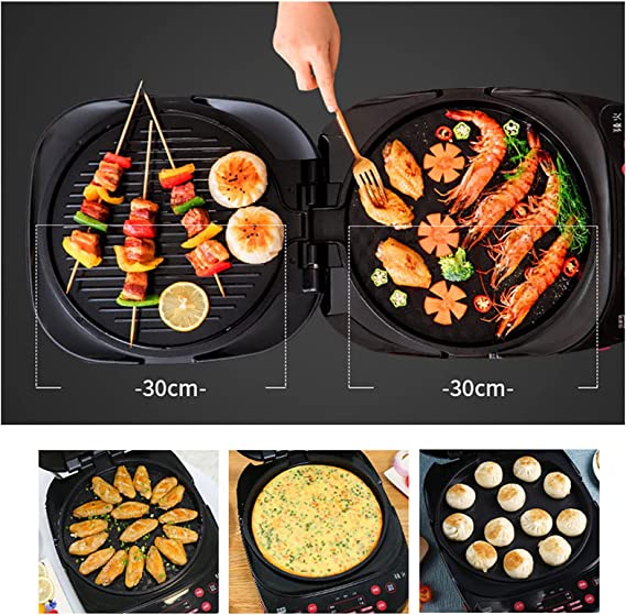 Joyoung Electric Baking Pan 2-Sided Heating Grill BBQ Pancake Maker 30cm - image3