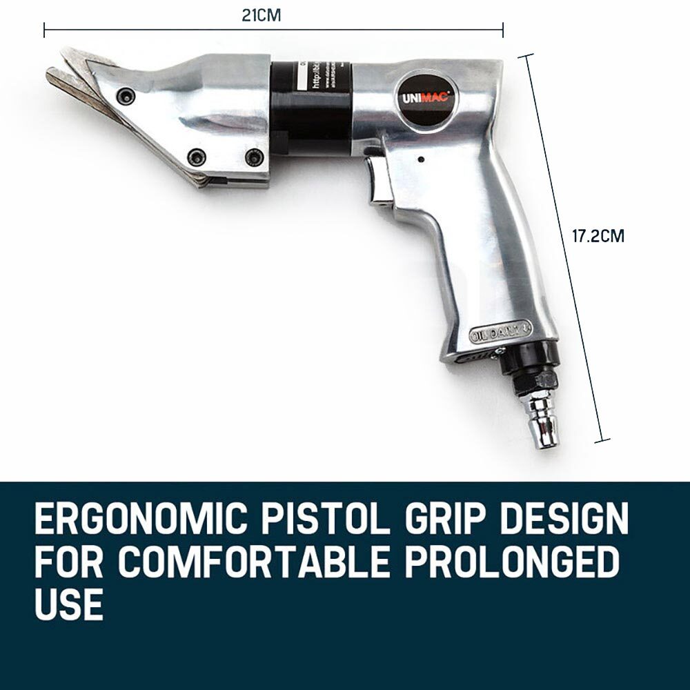 UNIMAC Pneumatic Metal Shears - Air Tin Snips Steel Aluminium Sheet Cutters - image5