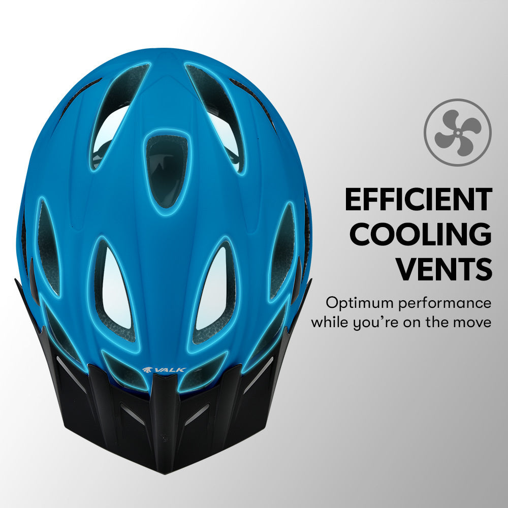 VALK Mountain Bike Helmet Large 58-61cm Bicycle MTB Cycling Safety Accessories - image5