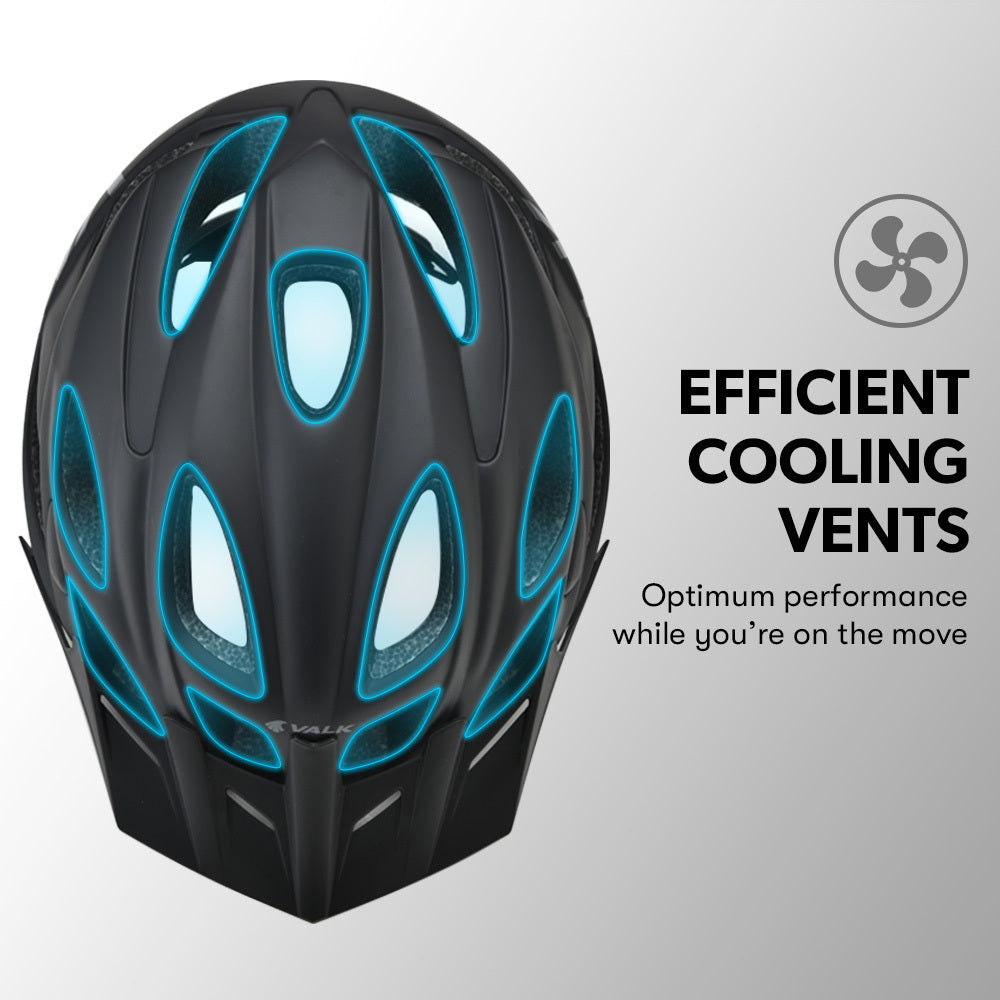 VALK Mountain Bike Helmet Small 54-56cm Bicycle MTB Cycling Safety Accessories - image5