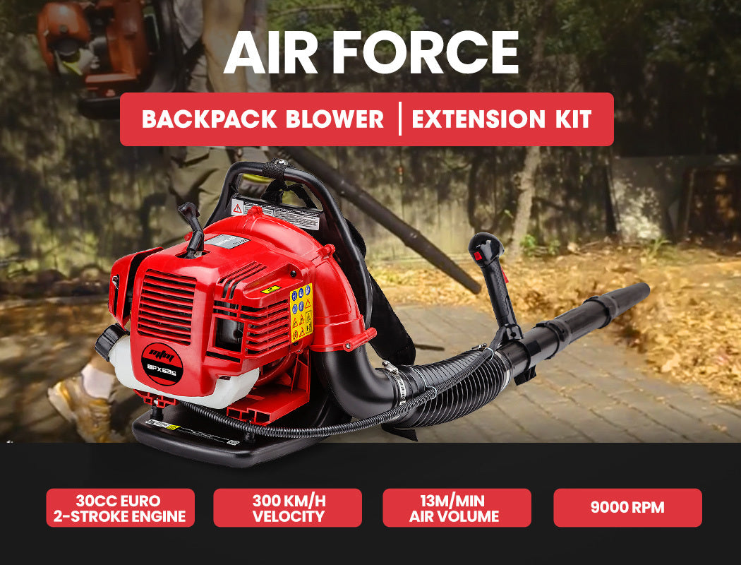 MTM 30CC Backpack Petrol Leaf Blower 2 Stroke Commercial Garden Yard Outdoor - image2