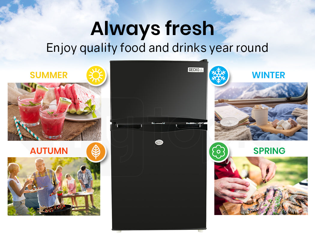 GECKO 95L Portable Upright Fridge Refrigerator 12V/24V/240V Caravan Motorhome - image5