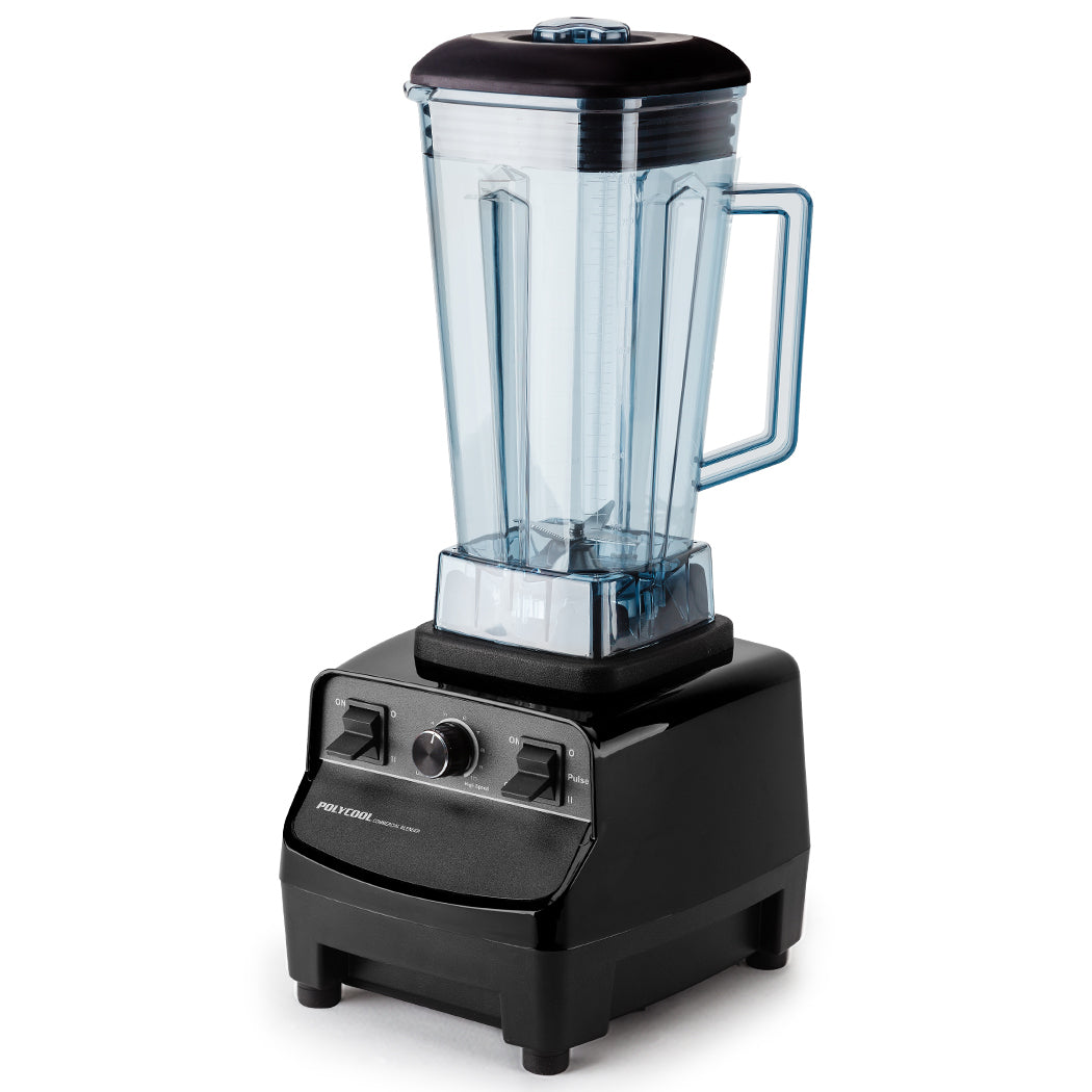 POLYCOOL 2L Commercial Blender Mixer Food Processor Smoothie Ice Crush Black - image1