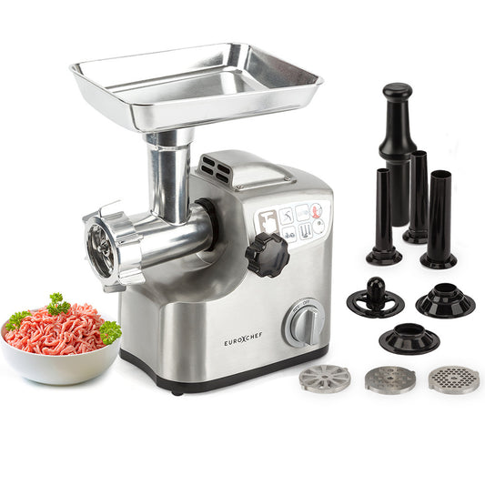 EuroChef Meat Grinder Electric Mincer Sausage Filler Kebbe Maker - image1