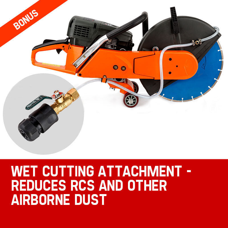 Baumr-AG 75cc Concrete Cut Off Demolition Saw Wet Demo Road Cutter Brick - image8