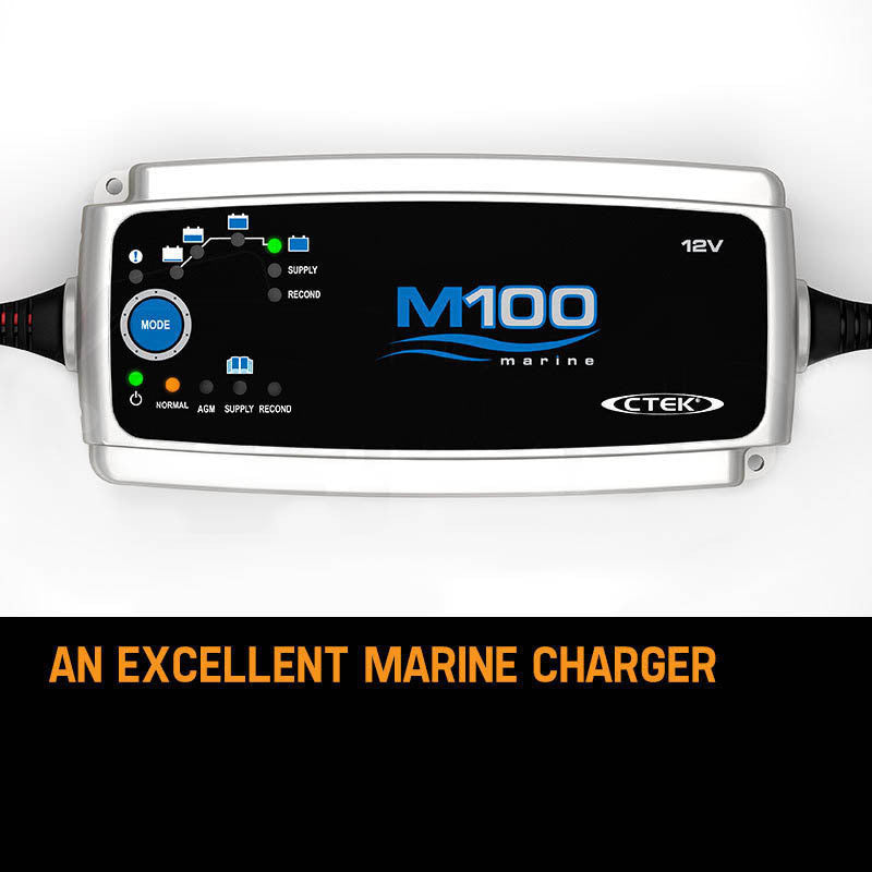 CTEK M100 7 Amp Smart Marine Battery Charger 7A 12V Car Boat AGM Deep Cycle - image2