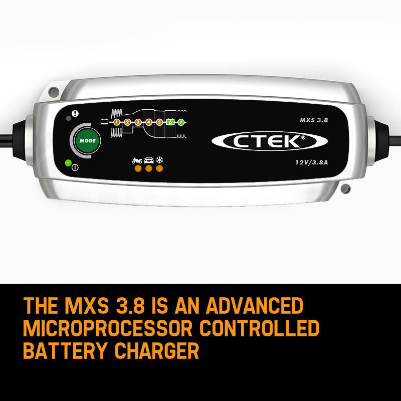 MXS 3.8 12V Smart Battery Charger Bundle Kit - Comfort Indicator Eyelet - image2