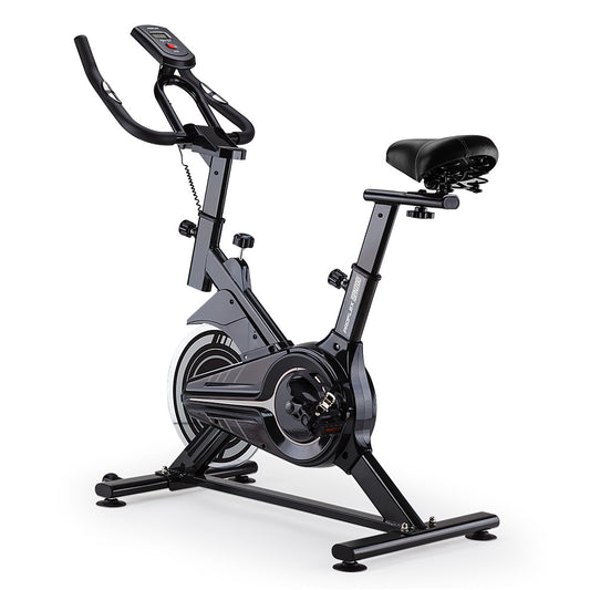PROFLEX Spin Bike Flywheel Commercial Gym Exercise Home Fitness Grey - image1