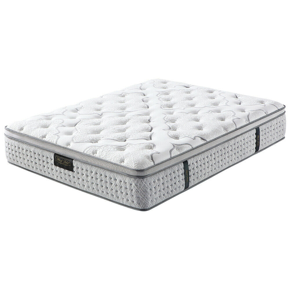 KINGSTON Mattress Double Medium Firm Box Pocket Spring Memory Foam Euro Top 34CM - image1