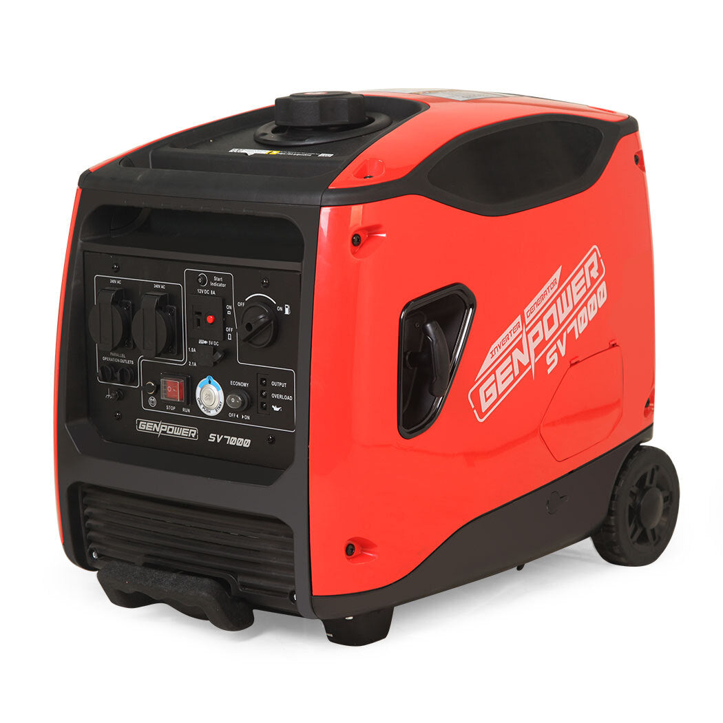 GENPOWER Inverter Generator 4500W Peak Pure Sine Portable Camping Petrol Rated - image1