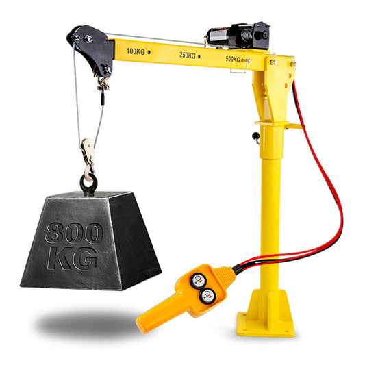 T-REX 800kg Electric Hoist Winch Crane 12V 360 Degree Engine Car Truck Lift - image1