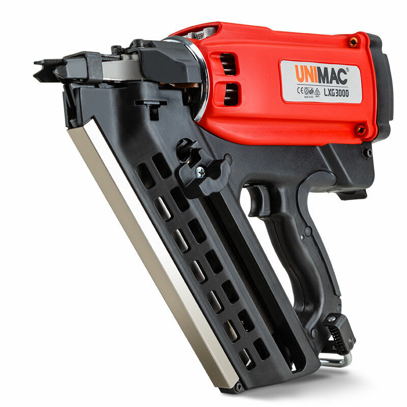 UNIMAC Cordless Framing Nailer 34 Degree Gas Nail Gun Portable Battery Charger - image1