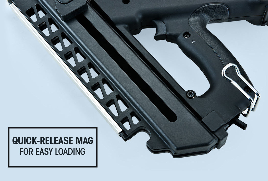 UNIMAC Cordless Framing Nailer 34 Degree Gas Nail Gun Kit - 2nd Gen Brushless - image5