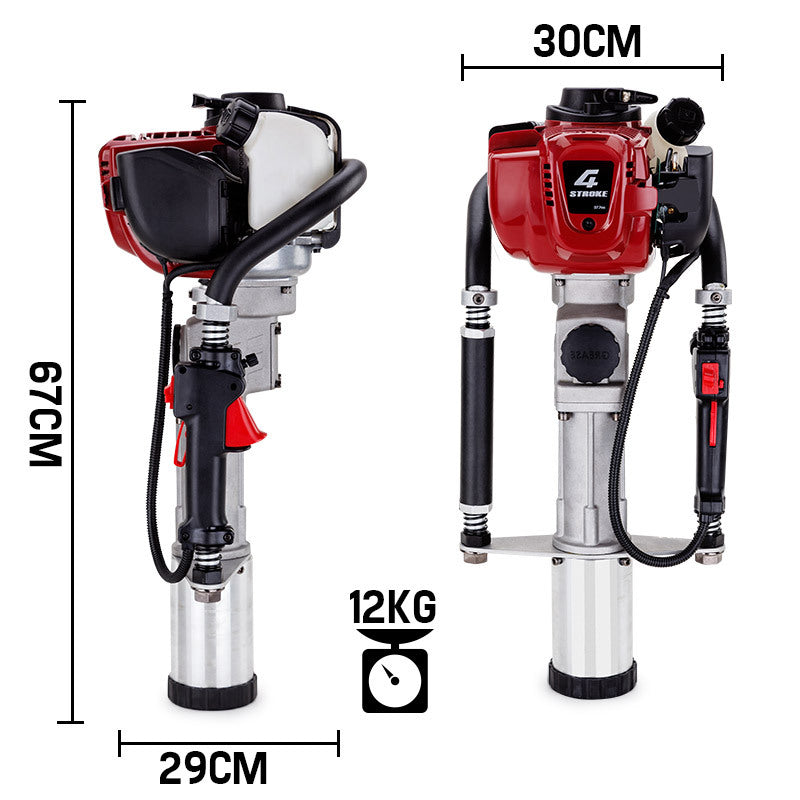 Baumr-AG Petrol Post Driver 4-Stroke Pile Star Picket Rammer Fence Star Four - image6