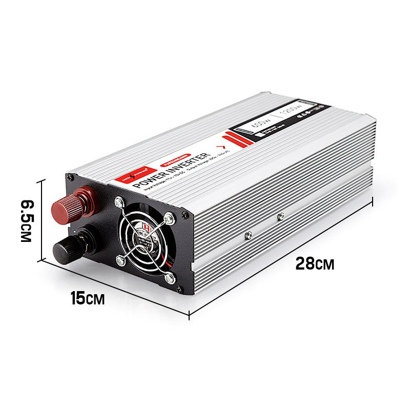 GENPOWER 600W/1200W Pure Sine Wave 12V/240V Power Inverter Car Plug Caravan Boat - image6