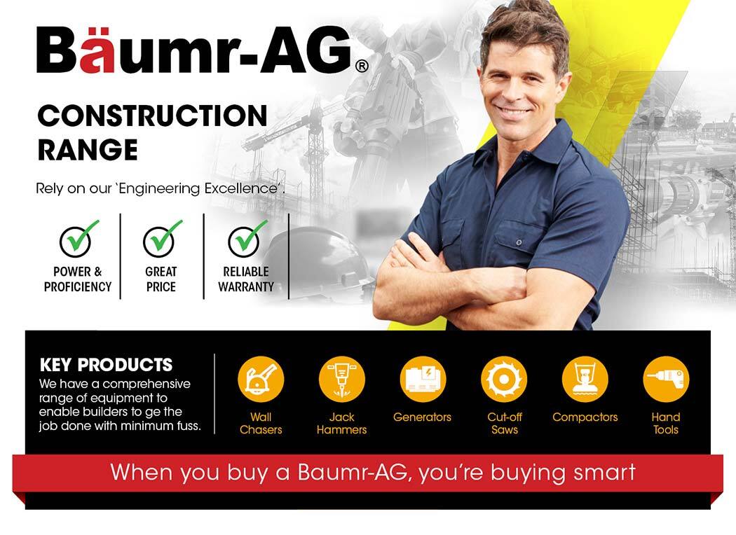 BAUMR-AG Vacuum for Wall Chaser Standard 32mm Concrete Chasing Dust Collector - image2