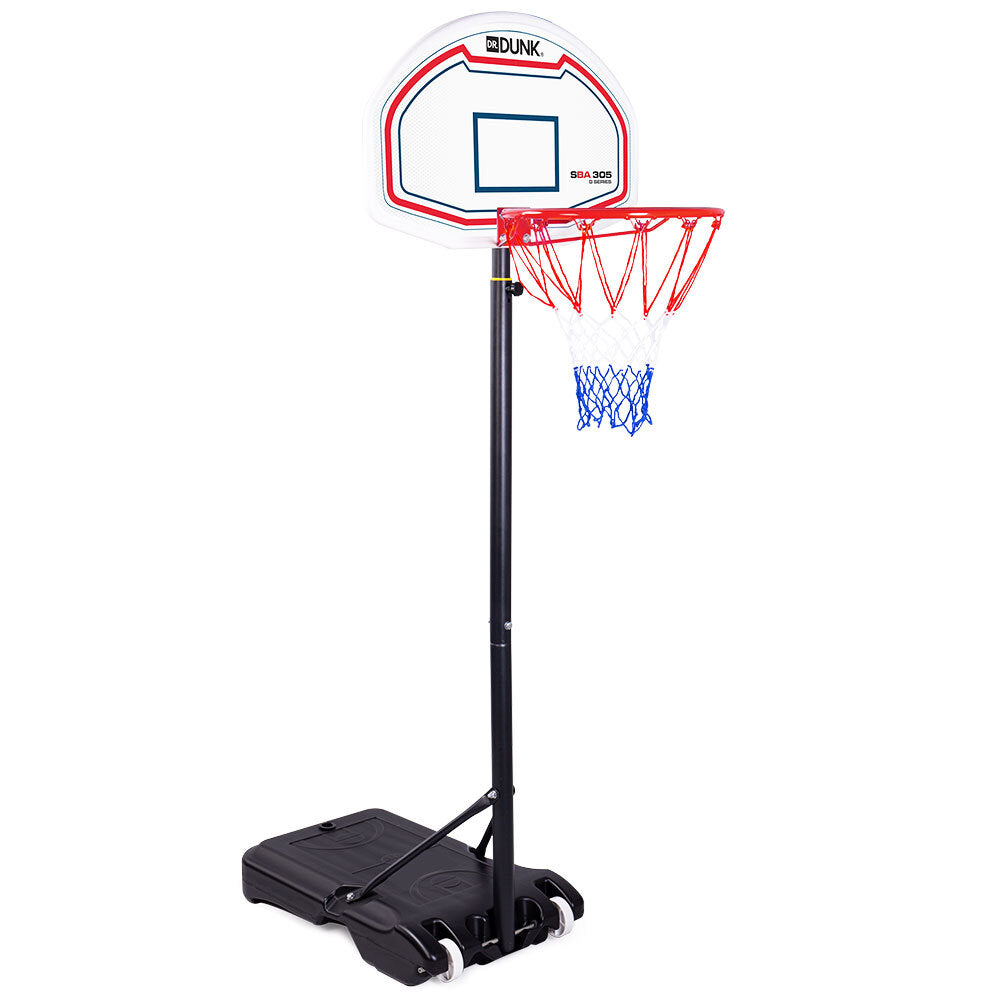 Dr.Dunk Basketball Hoop Stand System Kids Height Adjustable Portable Net Ring - image1