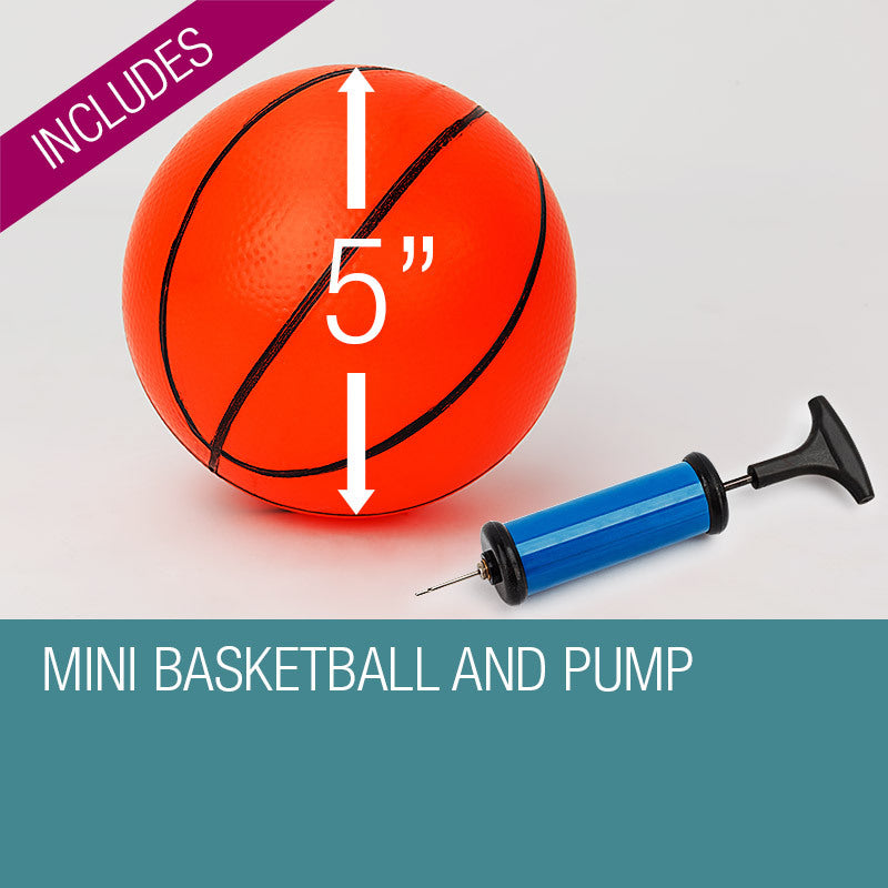 Dr.Dunk Indoor Mini Basketball Hoop Ring Backboard Kit Door Mounted Mount Kid Set - image8