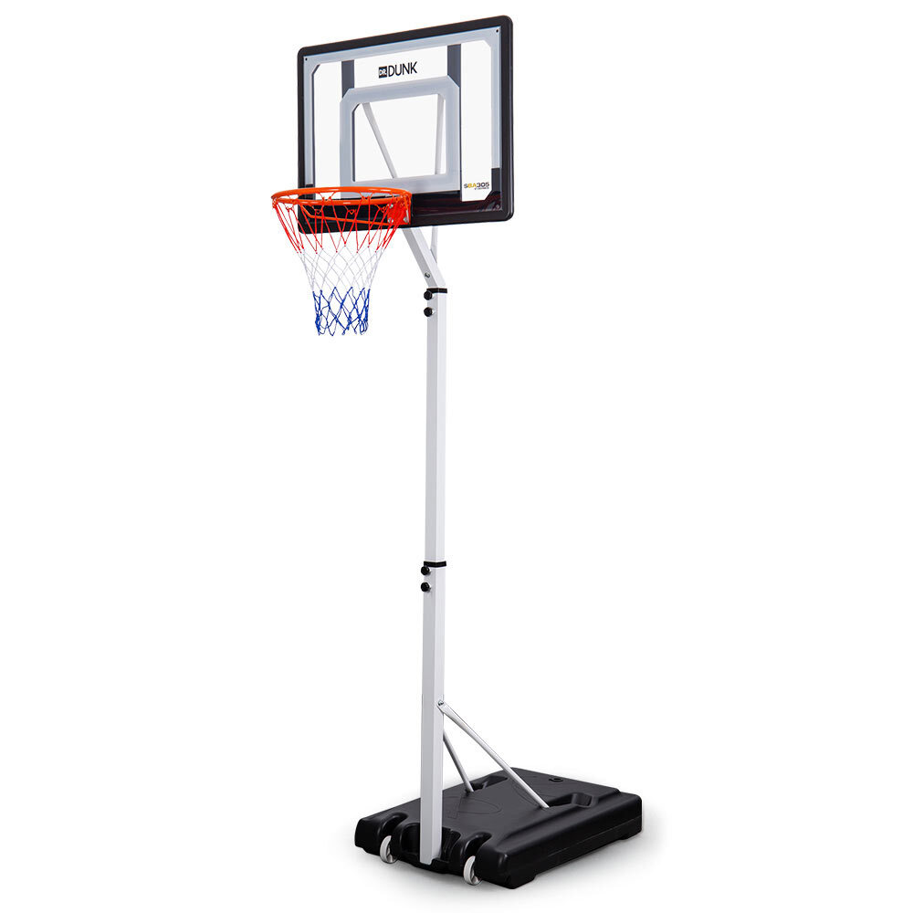 Dr.Dunk Portable Basketball Hoop Stand System Height Adjustable Net Ring Kids - image1