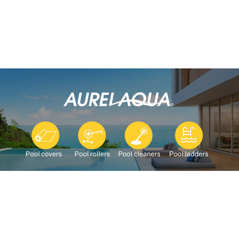 AURELAQUA Solar Swimming Pool Cover 400 Micron Heater Bubble Blanket 6x3.2m - image9