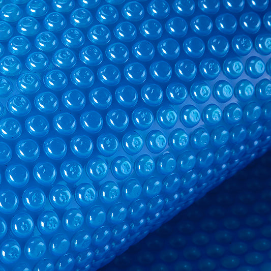 AURELAQUA Pool Cover 500 Micron 7x4m Solar Blanket Swimming Thermal Blue - image1