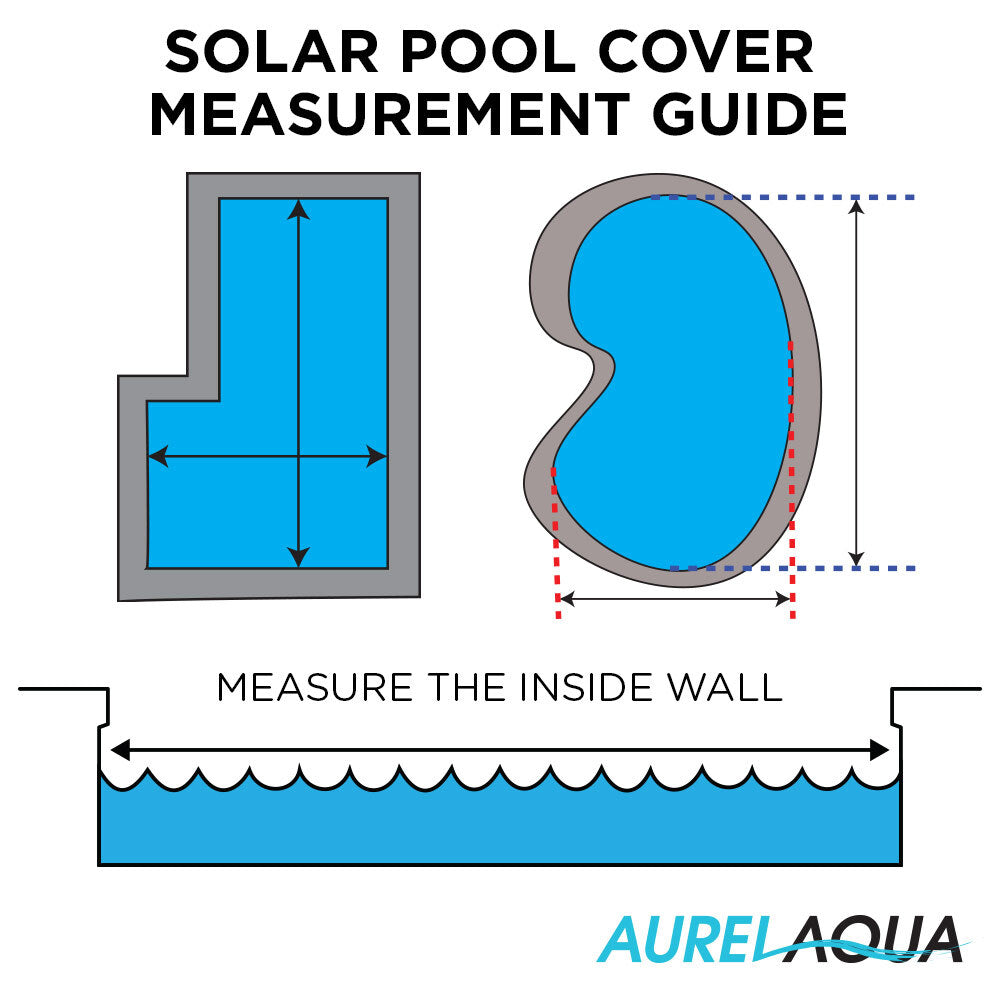 AURELAQUA Solar Swimming Pool Cover 400 Micron Heater Bubble Blanket 9.5x5m - image9