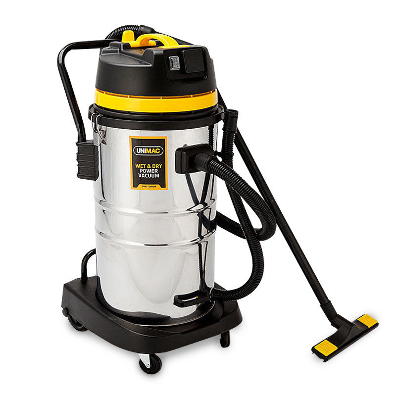 UNIMAC 60L Wet and Dry Vacuum Cleaner Bagless Industrial Grade Drywall Vac - image1