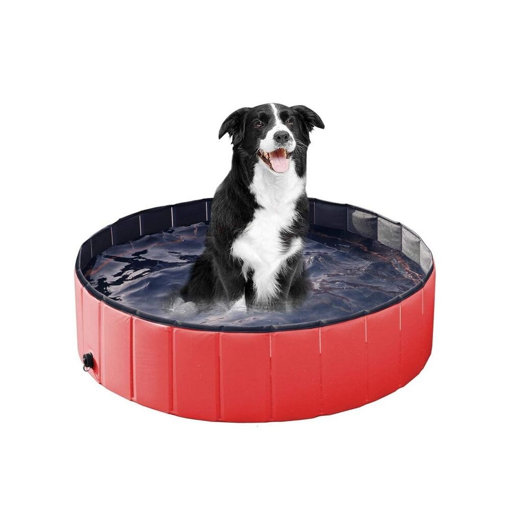 Floofi Pet Pool 120cm*30cm XL Red FI-SB-105-SG - image1