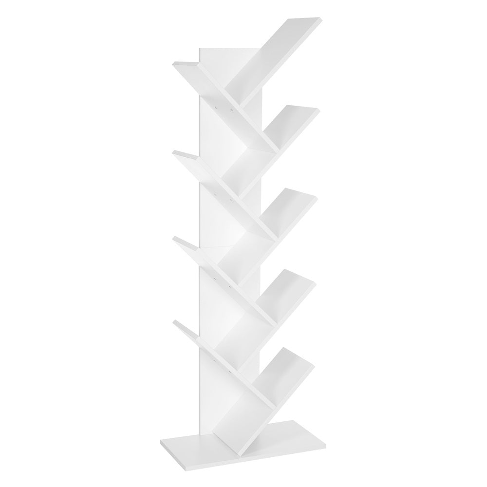 VASAGLE Tree Bookshelf 8 Tier White LBC11WTV1 LBC11WTV1 - image1