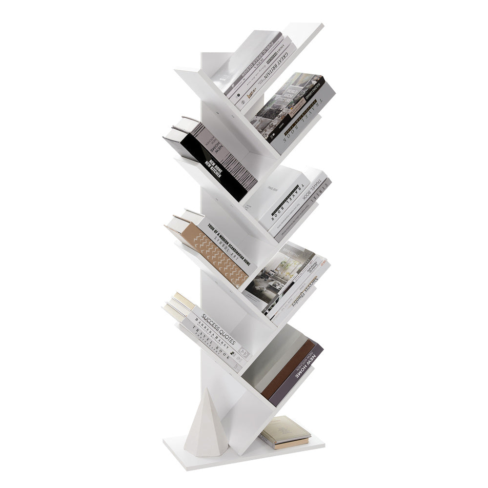 VASAGLE Tree Bookshelf 8 Tier White LBC11WTV1 LBC11WTV1 - image9