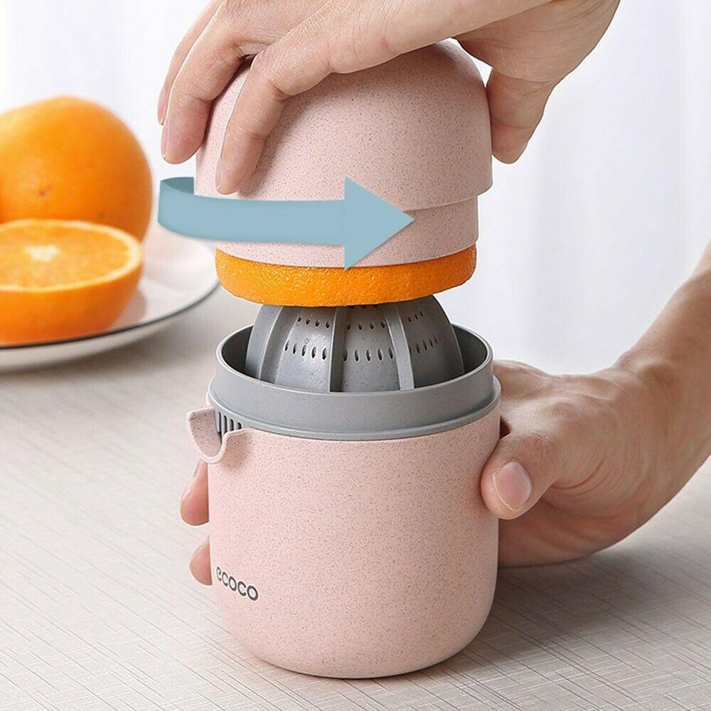 Ecoco Manual Lemon Juicer Hand Orange Squeezer Fruit Citrus Kitchen Plastic Tool Capacity Machine - image6