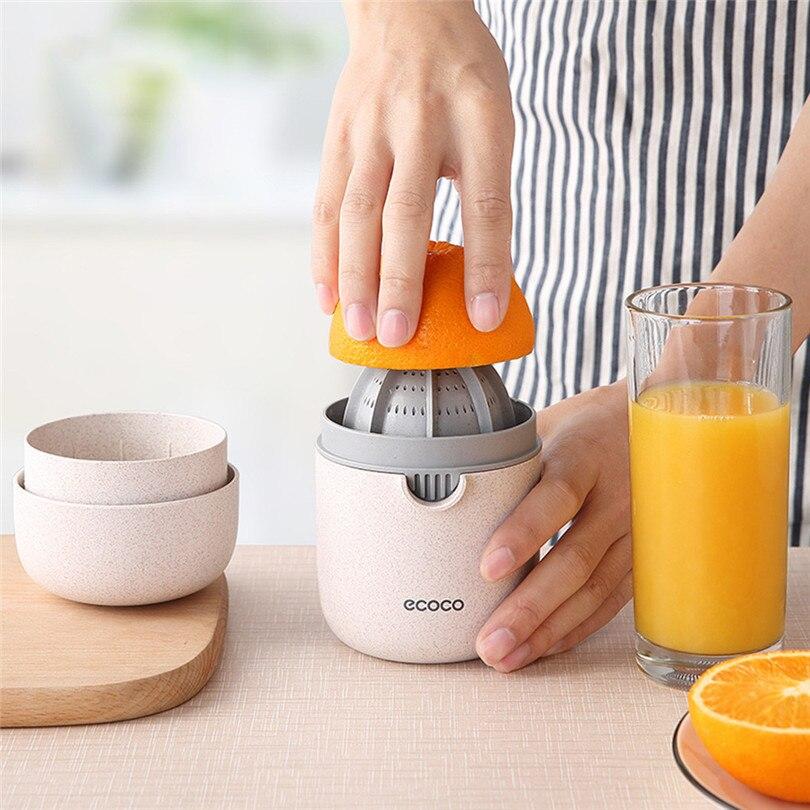 Ecoco Manual Lemon Juicer Hand Orange Squeezer Fruit Citrus Kitchen Plastic Tool Capacity Machine - image5