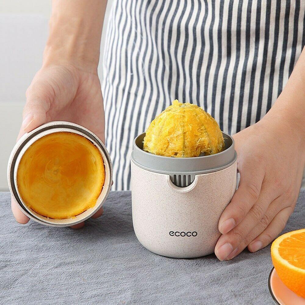 Ecoco Manual Lemon Juicer Hand Orange Squeezer Fruit Citrus Kitchen Plastic Tool Capacity Machine - image7