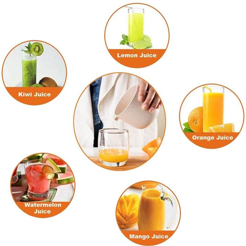 Ecoco Manual Lemon Juicer Hand Orange Squeezer Fruit Citrus Kitchen Plastic Tool Capacity Machine - image13