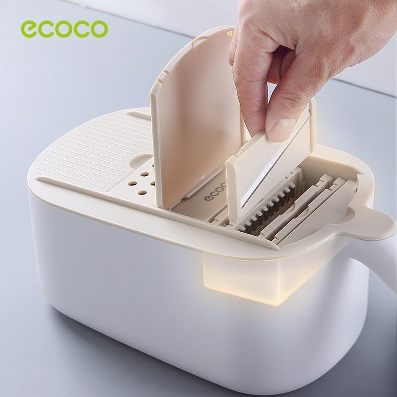 Ecoco Vegetable Chopper Spiralizer Vegetable Slicer Dicer Onion Food Cutter Home Use Karki - image6