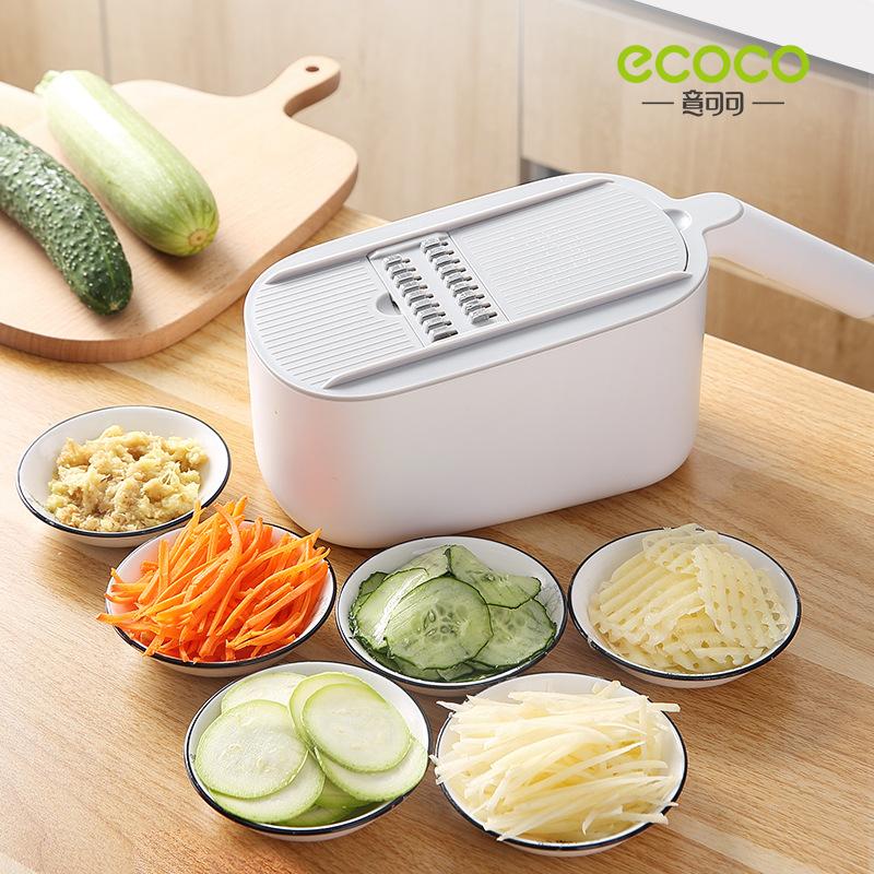 Ecoco Vegetable Chopper Spiralizer Vegetable Slicer Dicer Onion Food Cutter Home Use Karki - image3