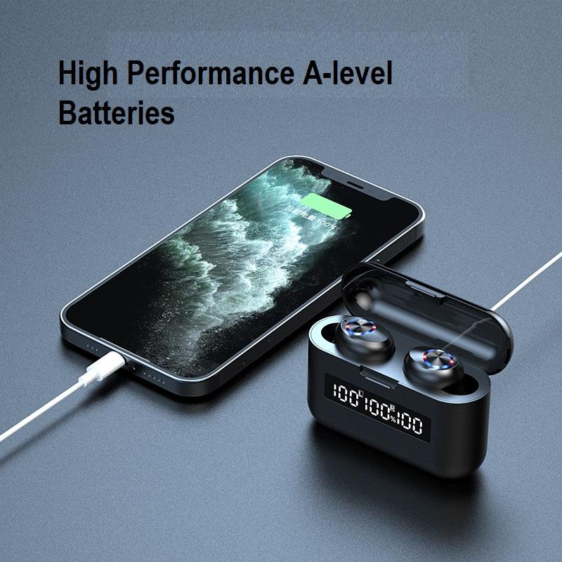 Wireless Bluetooth 5.1 Earphones Headphones Earbuds Headset - image3