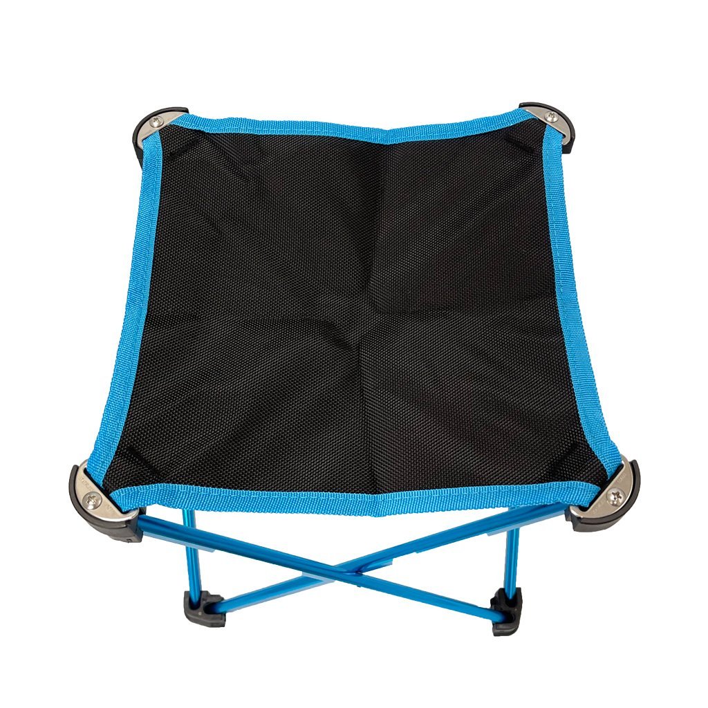 Mini Portable Outdoor Folding Stool Camping Fishing Picnic Chair Seat 80kg Blue - image5