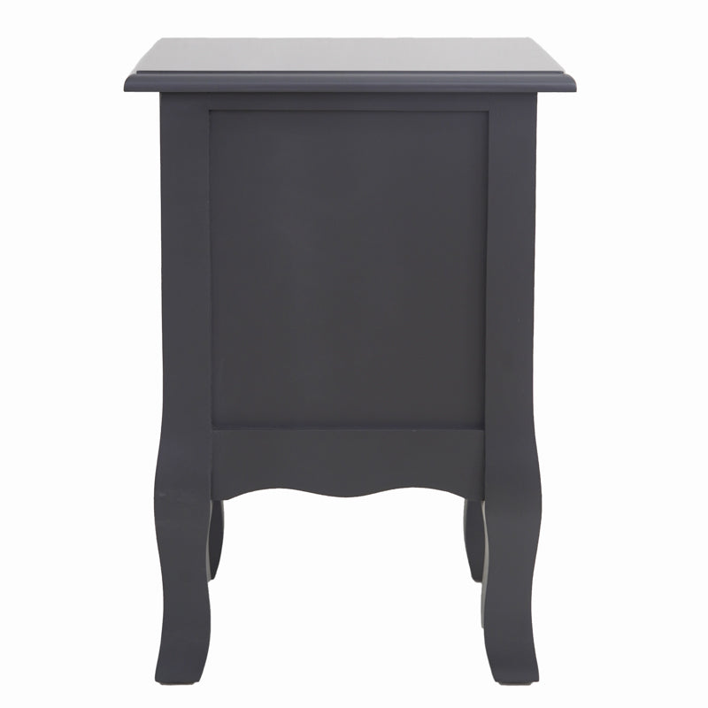 French Bedside Table Nightstand Grey Set of 2 - image6