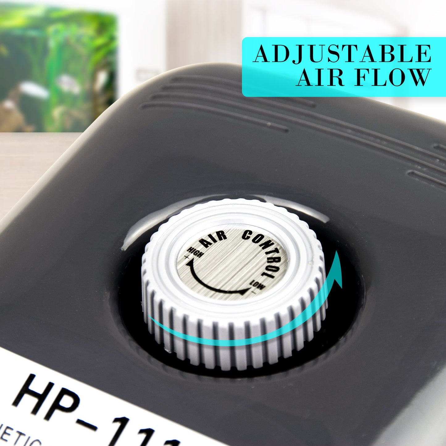 Aquarium Air Pump Oxygen Hydroponic 4 Outlet 360L/H 13W - image5