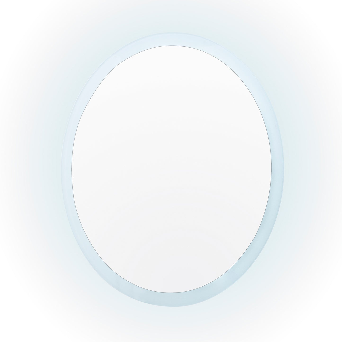 LED Wall Mirror Round Touch Anti-Fog Makeup Decor Bathroom Vanity 80cm - image1