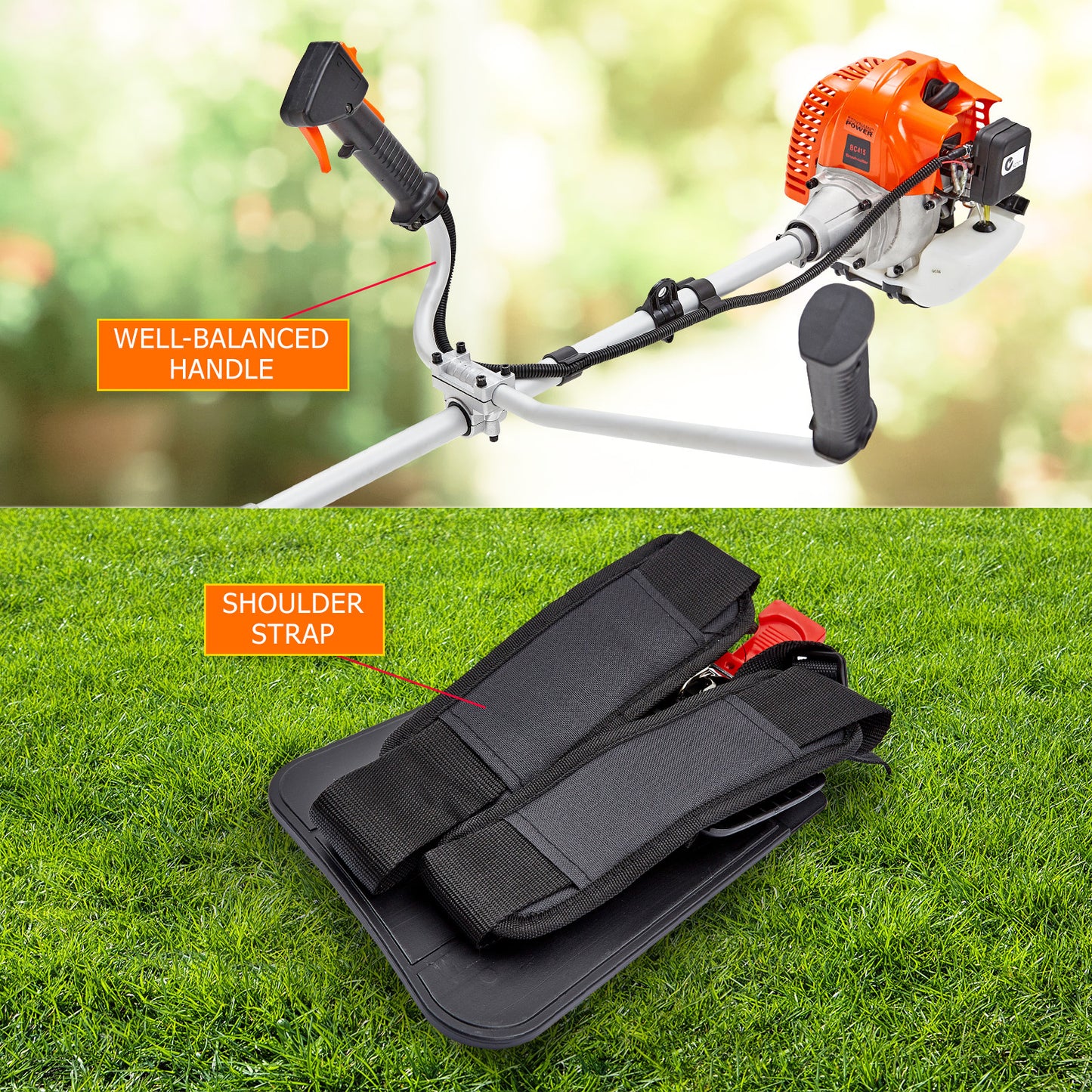 Dynamic Power Garden Whipper Snipper Brush Cutter 43cc + 1 Blade - image8