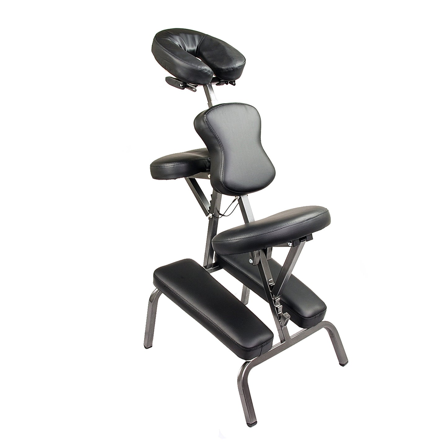 Black Portable Beauty Massage Foldable Chair Table Therapy Waxing Aluminium - image1