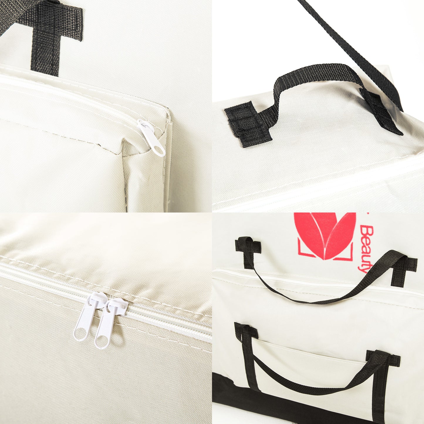 White Massage Table Bed Delux Carry Bag Portable Wheeled 70cm - image2